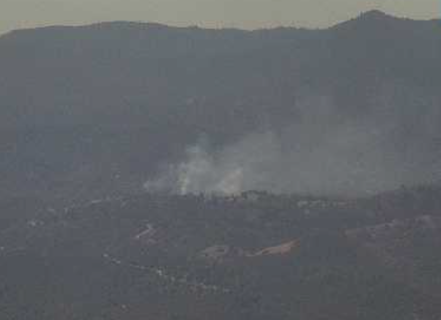 Vegetation fire Monday afternoon at Fort Hunter Liggett